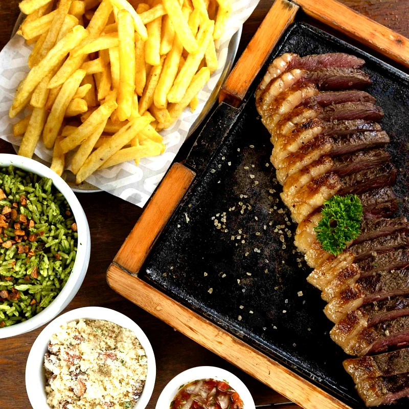 Picanha na chapa — restaurante no Rio de Janeiro