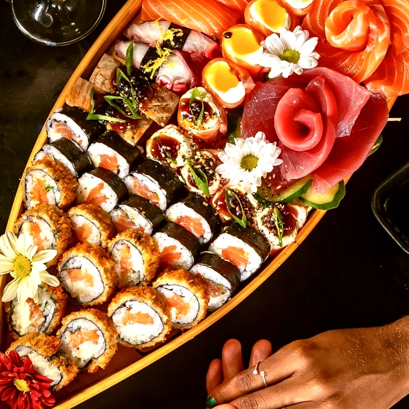 Combinado de sushi — restaurante japonês no Rio de Janeiro